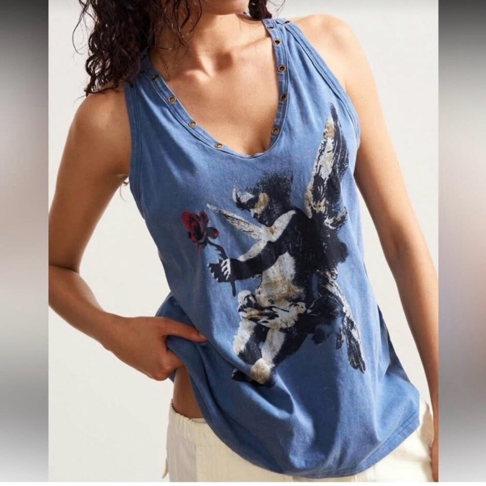 Blue Cupid Women's Top